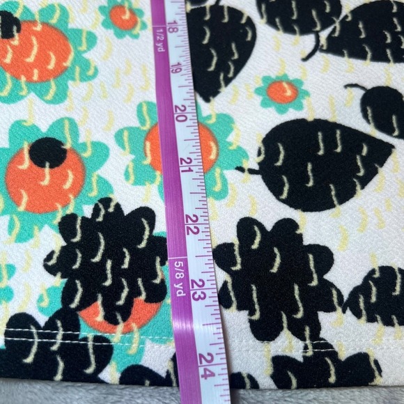 LuLaRoe Pencil Skirt Womens Multicolor Floral Knee Length Colorful Spring - Picture 9 of 9